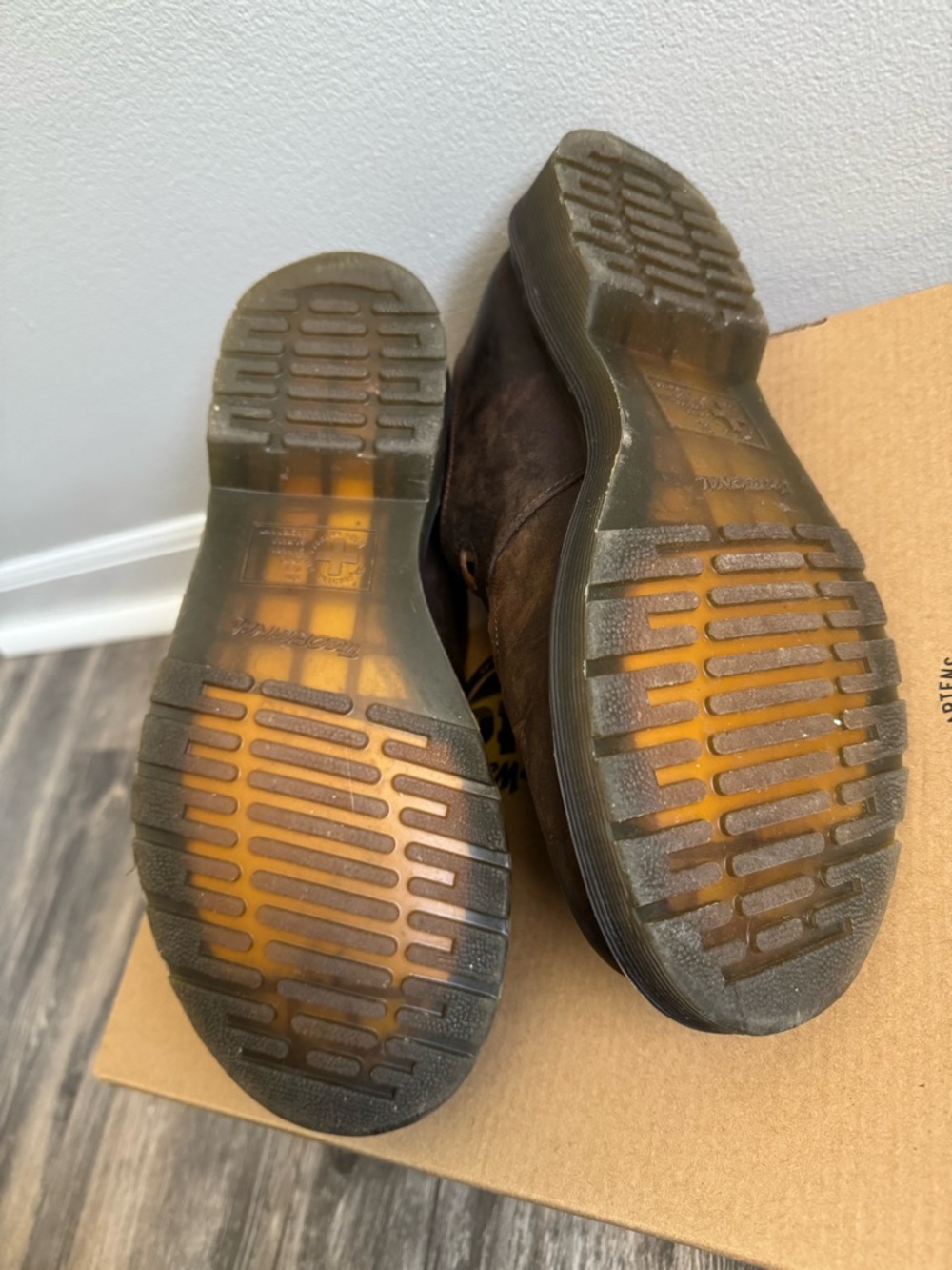 Dr. Martens Brown Double-Buckle Perforated Leather Flats - Picture 5 of 5